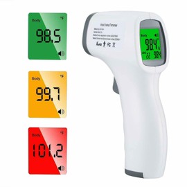 Thermometer for Adults, No Touch Forehead Digital Thermometer, Infrared Thermometer for Baby Kids with High Temperature Alarm and Instant Accurate Reading