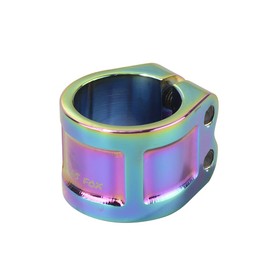 CLAS FOX Pro Scooter Clamps 2 Bolt Clamp Compatible with Standard and Oversized Scooter Bars (Rainbow)