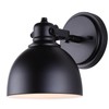 Canarm Polo 1-Light Vanity, Matte Black, 60W, 6.25" W x 8" H x 8" D, Easy Connect