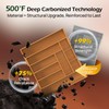 keechee 6-Piece Bamboo Drawer Organizer Set, 2.2" Deep | Multi-Use