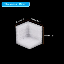 PATIKIL Expanded Polyethylene Foam Edge Protector 1.6x1.6x1.6 Inch Shockproof Corner Guard for Moving Packing 30pcs