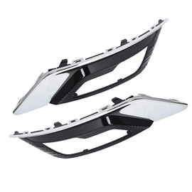 munirater 2-Pack Front Bumper Fog Light Cover Grilles Replacement for Fusion 2017-2018 Left and Right Side