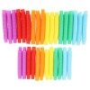 Unbranded 30 Pcs Pop Tubes Yellow Orange Blue Purple Green