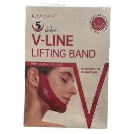 RowMate Double Chin Reducer V Line Lifting Face Mask Double Chin 5 Pcs