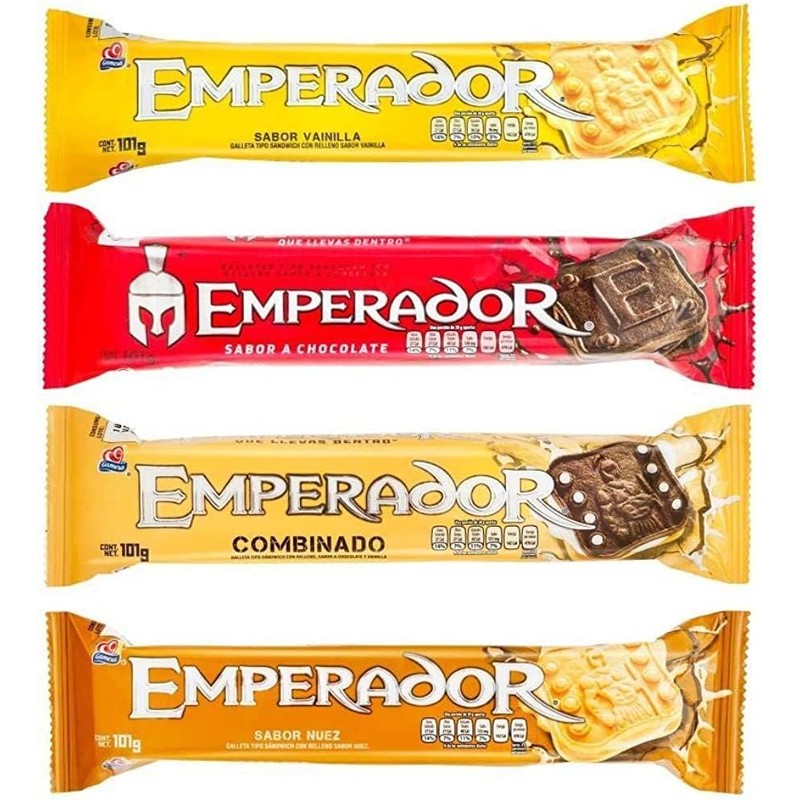 Emperador - Galleta Emperador Surtido 4 sabores