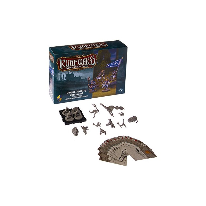 Fantasy Flight Games FFGRWM05 Runewars Miniatures Game Daqan Infantry Command