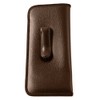 Calabria Soft Slip-In Glasses Case with Pocket Belt Metal Clip