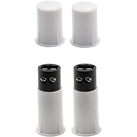 GDQLCNXB 2 Sets MC-33C Normally Closed Recessed Window Door Contact Sensor Alarm Magnetic Reed Switch