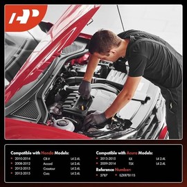 A-Premium Bujías de Platino Iridio Compatibles con Honda CR-V CRV 2010-2014, Civic 2012-2015, Accord 2008-2012, Crosstour 2012-2015 y Acura TSX 2009-2