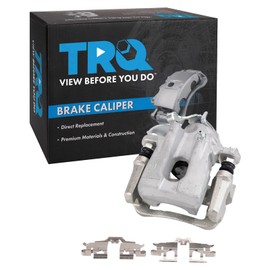 TRQ Rear Left Brake Caliper w/Bracket Drivers Side Compatible with 2010-2015 Toyota Prius