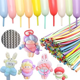 Colourful 260Q Modelling Balloons: 200 Magic Balloons for Creative Shaping and Fun