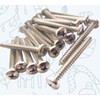 4.8mm x 32mm Pozi Pan Self-Tapping Screws - Marine Grade