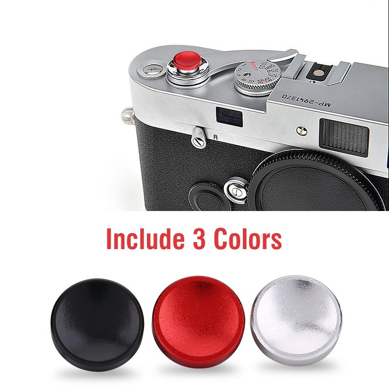 3PCS Soft Metal Shutter Release Button, Universal Camera Shutter Release