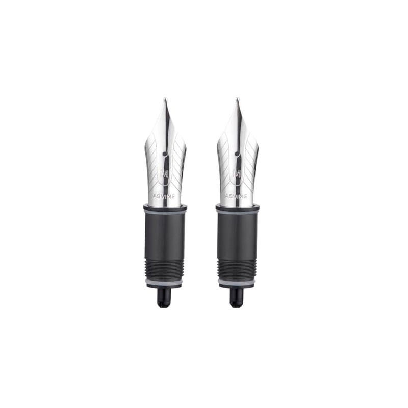 Set of 2 Replacement Fountain Pen Number 8 Medium Nibs