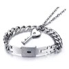kh Pulsera Y Collar Llave Regalo Novio Pareja San Valentin