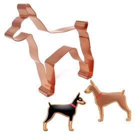 Doberman Pinscher Cookie Cutter 4.5 Inch, by The Fussy Pup