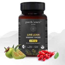 Purely Yours Ayurveda Berberine Supplement - Berberine 3780mg Per Serving - Berberine HCI - Berberine Plus - 60 Capsules