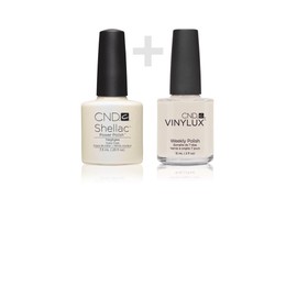 CND Duo Kit Shellac Negligee Plus Vinylux Negligee, 22.3 ml, AMPACK274