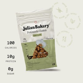 Julian Bakery® ProGranola® Cereal | Vegan | Vanilla Cluster | 10g Protein | 1 Net Carb | Gluten-Free | Grain-Free | 9oz (3 PACK)