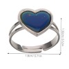 Beavorty 2Pcs Mood Temperature Ring Color Changing Open Ring for