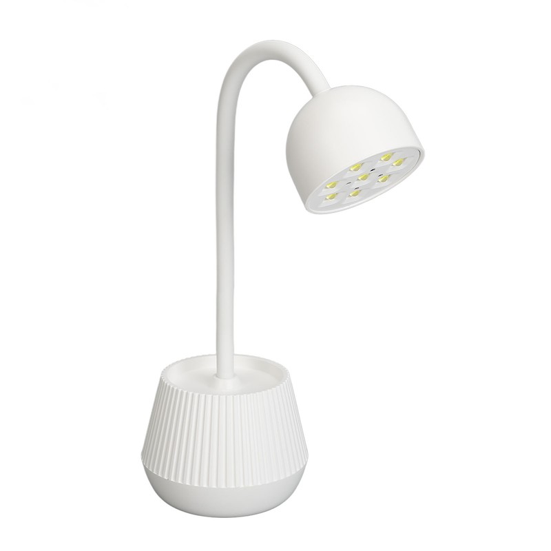 Lotus Shape Nail Lamp 360 Degree Rotatable Infrared Induction Gooseneck