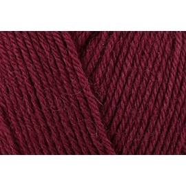 Sirdar Country Classic 4 Ply Crochet Yarn, Wool & Acrylic Blend Crochet Knitting Wool for Tops, Jumpers, Sweaters - 50g Balls - Burgundy (958) - Pack of 10