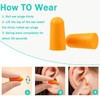 60 Pairs Foam Ear Plugs for Noise Cancelling, Ultra Soft