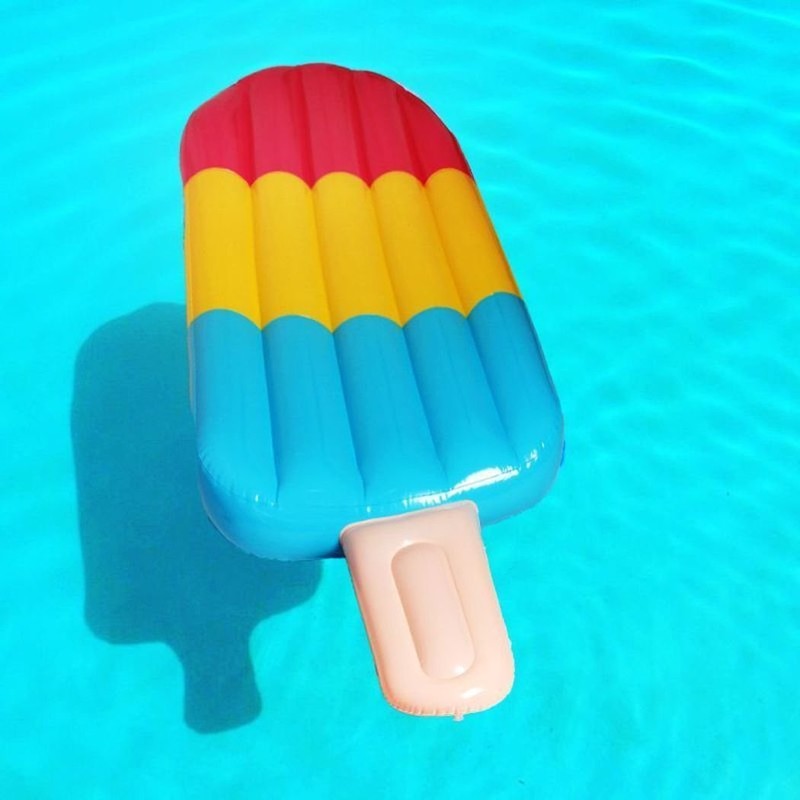 Inflatable air mattress, Ice Lolly, aprox. 180 cm