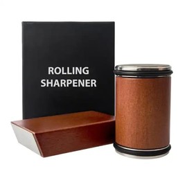 Rolling Knife Sharpener,Knife Sharpening with Diamonds Suitable for Kinds of Kitchen Knives with 15°& 20° Magnetic Angles.