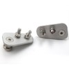 Pair Aluminium Door Striker Door Pin Adapter for Jeep CJ7