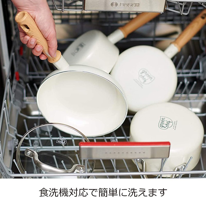 GreenChef Green Chef Casserole IH Safe 16cm Ceramic Non-Stick Fluorine