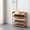 latifolia Bamboo Shoe Rack, 5-Tier Shoe Rack Organizer for Entryway