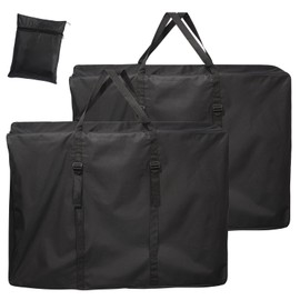 Extra Large Outside Folding Chair Storage Bag with Zipper and Handles, 600D Folding Chair Carry Bag for Zero Gravity Chair Cover, Portable Folding Lounge Chair Carrying Bags, 43" L x 11" W x 29" H