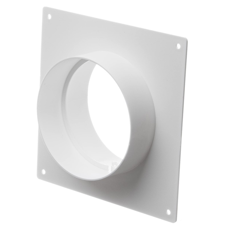 Ø 100mm / 4 inch Ventilation Wall Flange - Round