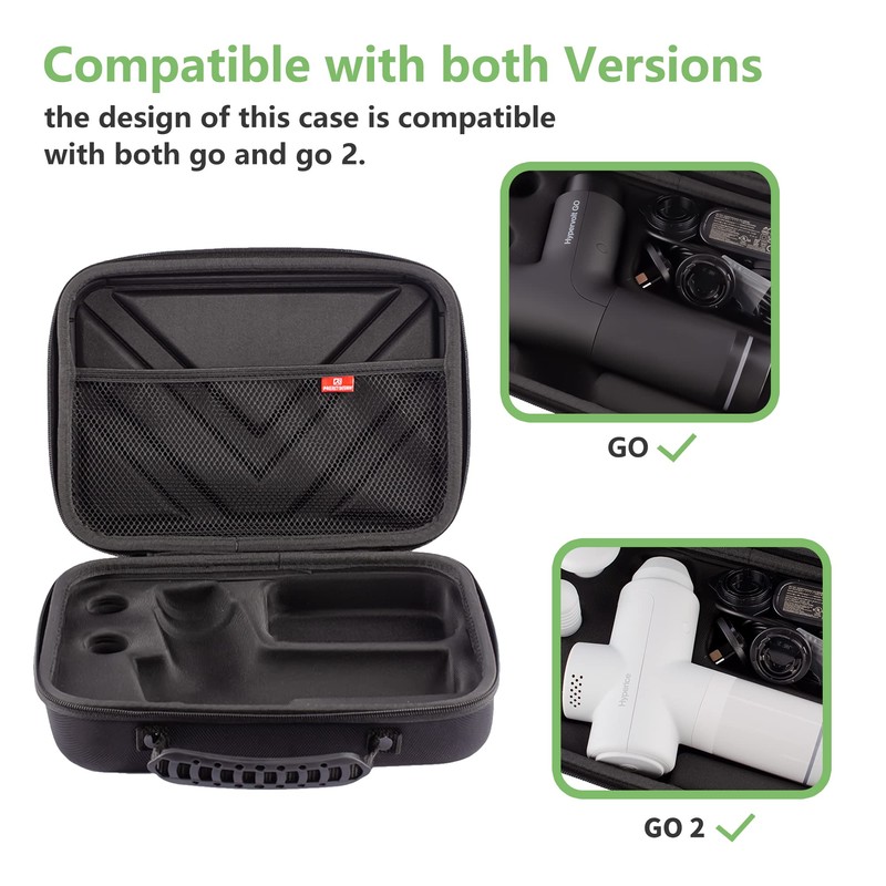 BUBM Funda de transporte compatible con Hypervolt Go 2/Hypervolt Go