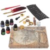Feather Pen Set European Style British Retro Lacquer Stamp Dipped