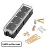 UCCKEYI 4/8/12/20set 18650 21700 Battery Holder Parallel Case Slot Solder-Free