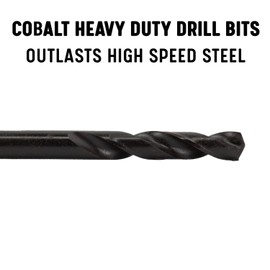 Drill America #40 Cobalt Stubby Threaded Shank Drill Bit Overall Length 1/2, TSD Series