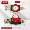 Battery Disconnect Switch 12V 300A Side Post Battery Switch Negative