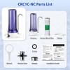 iSpring CKC1C Countertop Drinking Water Filtration System with Carbon Filter,
