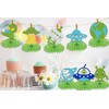 8 Pcs Alien Honeycomb Centerpieces - Alien Party Decorations -