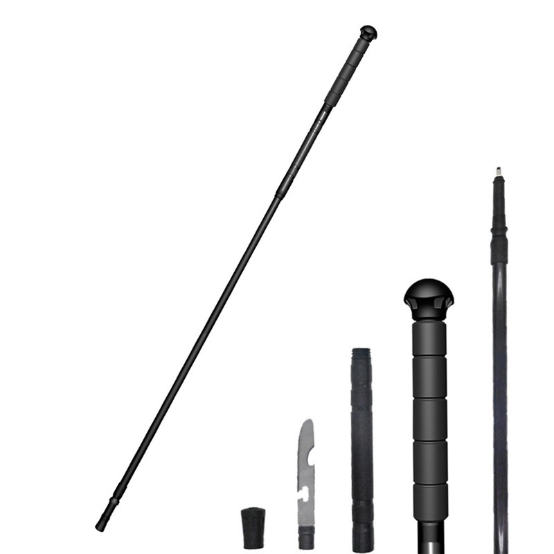 Mountaineering Telescopic Trekking Poles Aluminum Alloy Hiking Stick Collapsible Walking