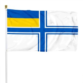 Fyon Current War flags that are also naval ensigns banner The Ukrainian Navy's ensign flag 3x5ft