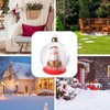 Inflatable Christmas Baubles, Illuminated Inflatable Christmas Baubles, Santa Explosion Ornament,