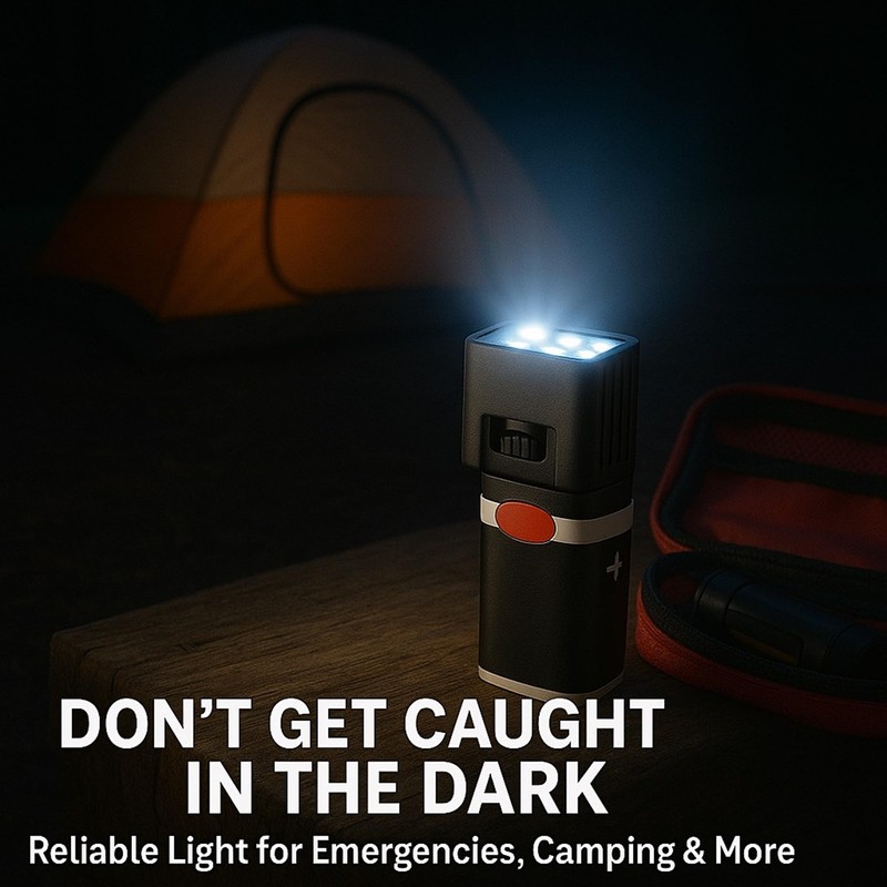 IN SELECT 9 Volt Small Pocket Led Mini Flashlight -High