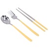 304 Stainless Steel Fork Spoon Chopsticks Set Flatware Reusable Utensils