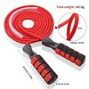 Jump rope, Professional Weighted Jump rope workout, Adjustable Tangle-Free with