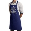 Fabulous Premium-Küchenschürze Navy Keep Calm and Sleep 5 more minutes