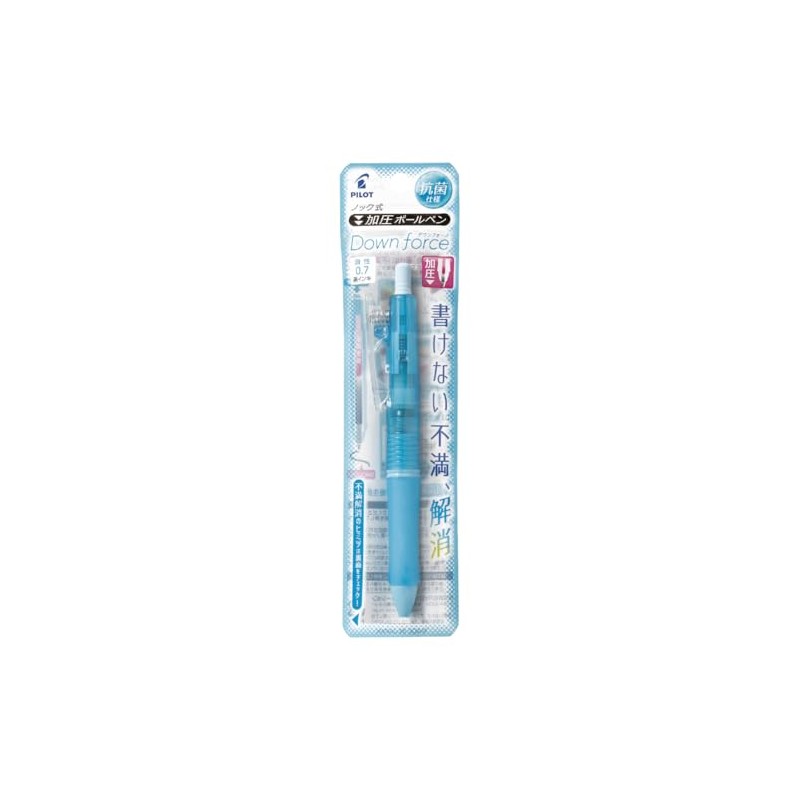 Pilot Pressurized Ballpoint Pen Downforce R 0.7 Clear Soft Blue