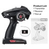 INJORA RC Transmitter 2.4GHz 6CH Controler and Receiver for 1/8